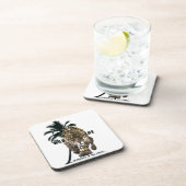 野生生物、森の冒険Tシャツボタン コースター (右側)