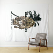 野生生物、森の冒険Tシャツボタン タペストリー (インサイチュ(横))
