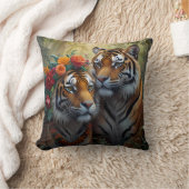 野生生物&自然包装紙 クッション (ブランケット)