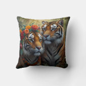 野生生物&自然包装紙 クッション (裏面)