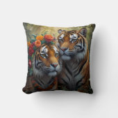 野生生物&自然包装紙 クッション (正面)