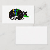 野生生物 – 3バンドARMADILLO -自然 – 動物 – コーリングカード (正面/裏面)