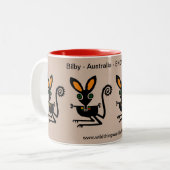 野生生物 – Aussie BILBY -自然 – エコロジー ツートーンマグカップ (正面左)