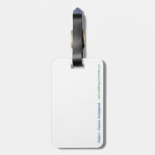 野生生物 – Blue DOLPHIN – 海洋 – 海洋 –  ラゲッジタグ (裏面縦)