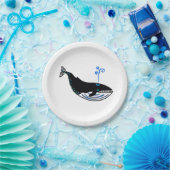 野生生物 – Blue WHALE – 絶滅危惧動物 – パーティー ペーパープレート (パーティー)