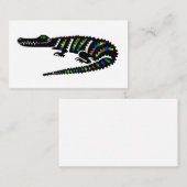 野生生物 – CROCODILE - ALIGATOR -自然 名刺 (正面/裏面)