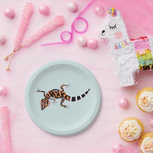 野生生物 – GECKO – 絶滅危惧種 – パーティー ペーパープレート (パーティー)