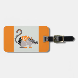 野生生物 – NUMBAT – 有袋動物 – オレンジ ラゲッジタグ