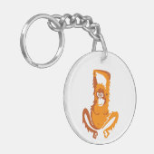 野生生物 – ORANGUTAN – 類人猿 – 霊長類 – 自然 キーホルダー (正面左)