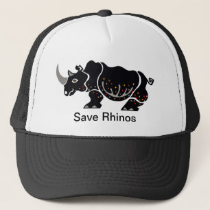 野生生物 – RHINOS救 – 絶滅危惧動物 – 自然 キャップ