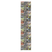 野生疑問に思:オーストラリアのフォトコラージュの魅惑 ショートテーブルランナー (正面)