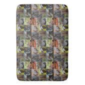 野生疑問に思:オーストラリアのフォトコラージュの魅惑 バスマット (正面縦)