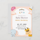 野生的な歓迎の招待状 招待状 (正面/裏面)