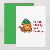 野生的、蓬松的、喜庆的 シーズンカード (正面/裏面)