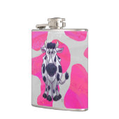 野生私牛ピンクおよび白 フラスク (左)