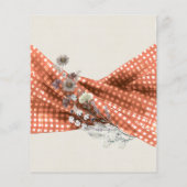 野生素朴の花の性別がサンキューカードを明らかにする。 (裏面)