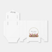 野生素朴の花の結婚花束 フェイバーボックス (折り畳みなし)