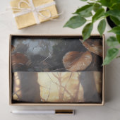 野生素朴キノコ群イラストレーション 薄葉紙 (ギフト)