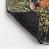 野生花のアルフレッド・シスレー|の静物画 マウスパッド (コーナー)