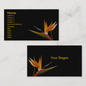 野生花のプロフィールカード 名刺 (正面/裏面)