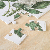 野生花のヴィンテージの植物のプリント ジグソーパズル (側面)