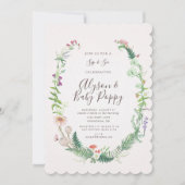 野生花の一口は及び招待状を見ます 招待状 (正面)