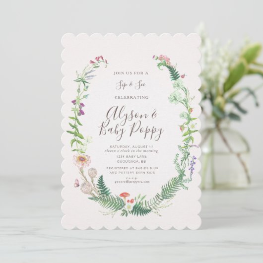 野生花の一口は及び招待状を見ます 招待状 (スタンド正面)