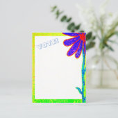 野生花の投票! 郵便はがき ポストカード (スタンド正面)