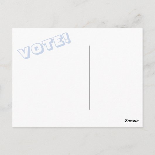 野生花の投票! 郵便はがき ポストカード (裏面)