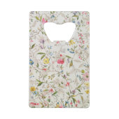 野生花は絹材料、c.1790のために設計します(w/c クレジットカード栓抜き (裏面)