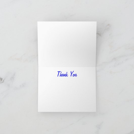 野生花 サンキューカード (内部)