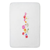 野生草原の花 バスマット (正面縦)