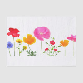 野生草原の花 薄葉紙