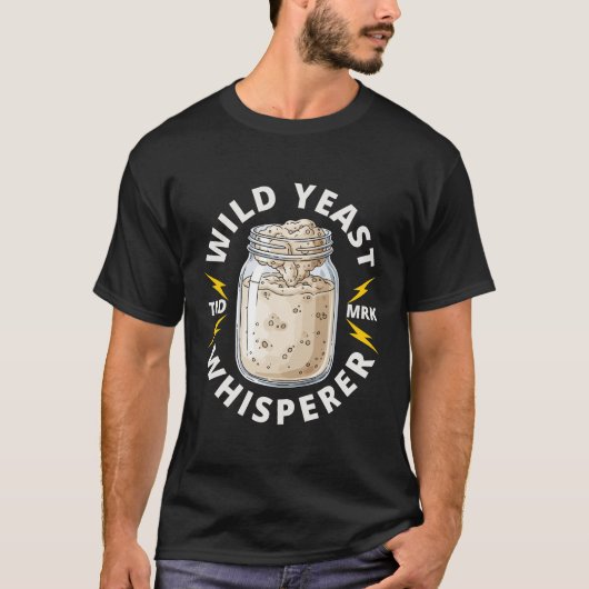 野生酵母の達人 Tシャツ (正面)
