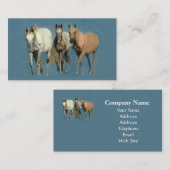 野生馬およびすばらしい名刺 名刺 (正面/裏面)