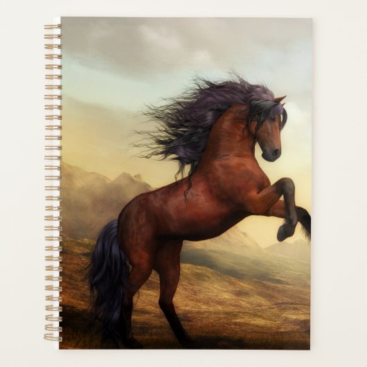 野生馬の飼育 プランナー手帳 (正面)