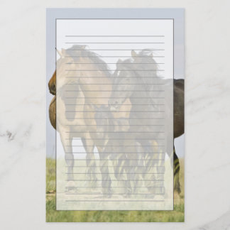 野生馬 (Equus caballus) 野生馬 便箋