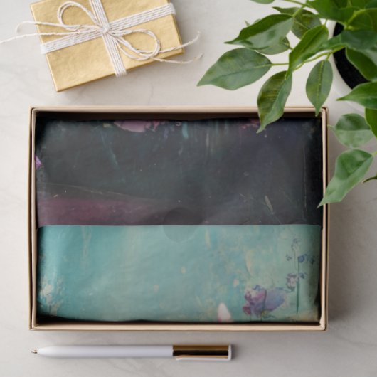 野生鮮やかの花、抽象芸術風景 薄葉紙 (ギフト)