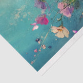 野生鮮やかの花、抽象芸術風景 薄葉紙 (詳細)