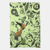 野生鳥用キッチンハンドタオル キッチンタオル (縦)