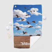 野生鳥達ダックゴルフタオル ゴルフタオル (インサイチュ)