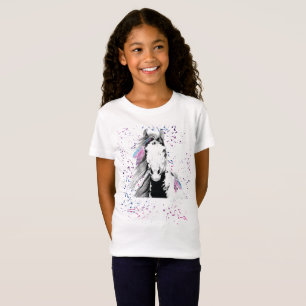 野生、自由で、およびカラフルな青年Tシャツ Tシャツ