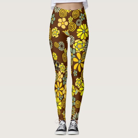 野疑問に思花のファンキー卵 レギンス (正面)