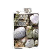 野石、岩、石動揺して、素朴な石 フラスク (右)