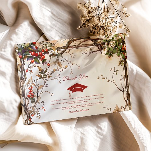 野素朴花卒業党 サンキューカード