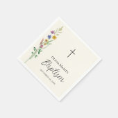 野素朴花洗礼 スタンダードカクテルナプキン (角)