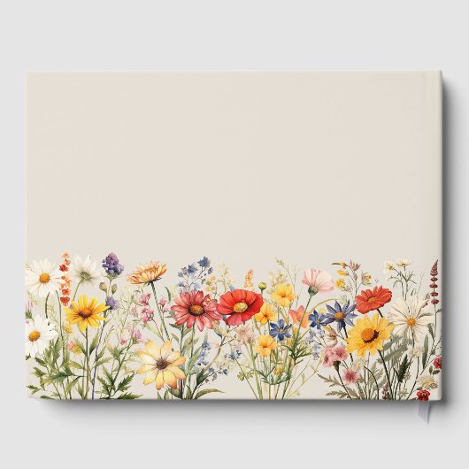 野素朴花秋と夏フローラ結婚ズ ゲストブック (裏面)