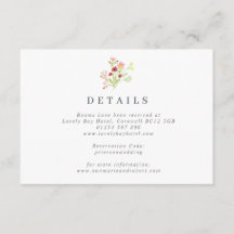 野素朴花結婚の囲いカード