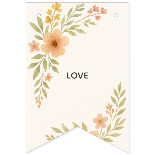 野素朴花結婚の敷旗 バンティングフラッグ (第2の旗)