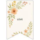 野素朴花結婚の敷旗 バンティングフラッグ (第1の旗)